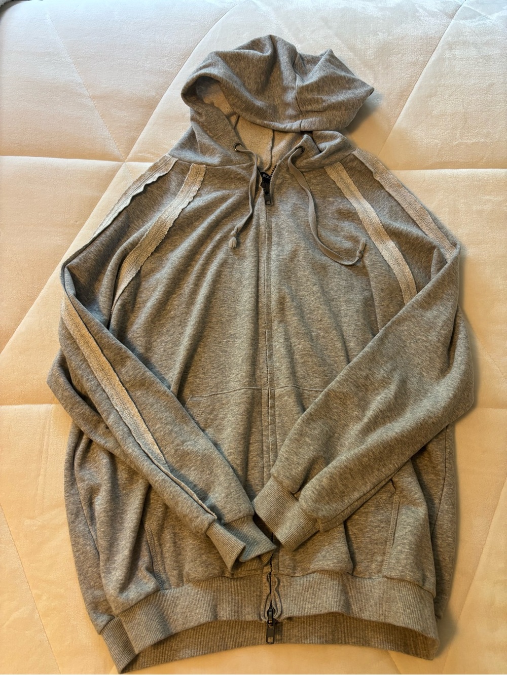 Oversized Grey Zip-Up